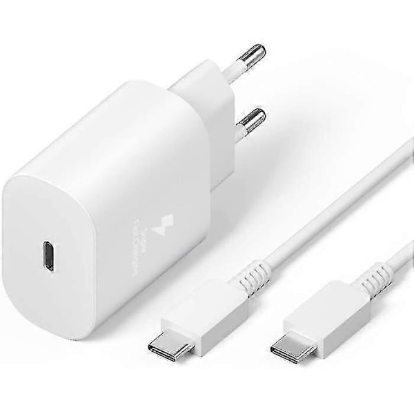 25W Snabb Usb C Laddare För Samsung Galaxy A13 5G A33 A53, A34 A54 A14 A52 A72, S23 S22 S21 Ultra S21