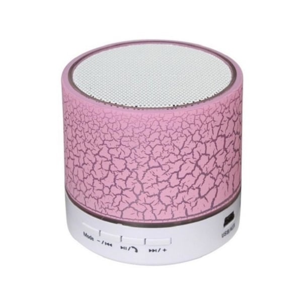Högtalare - Bluetooth med LED - Bärbar & Mini pink