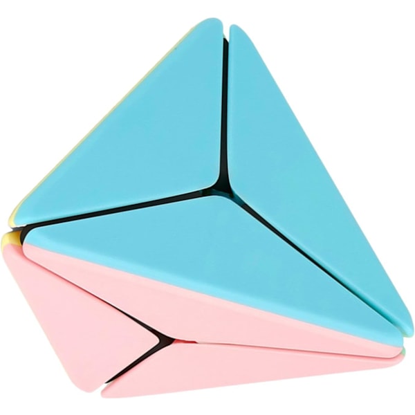 Pyramid Speed Cube - ABS-materiaalista valmistettu Pyraminx ilman tarroja | Kannustaa oppimaan taikakuution | Sujuva pyörivä palapeli | Visuaalisesti miellyttävä palapelilelu darts