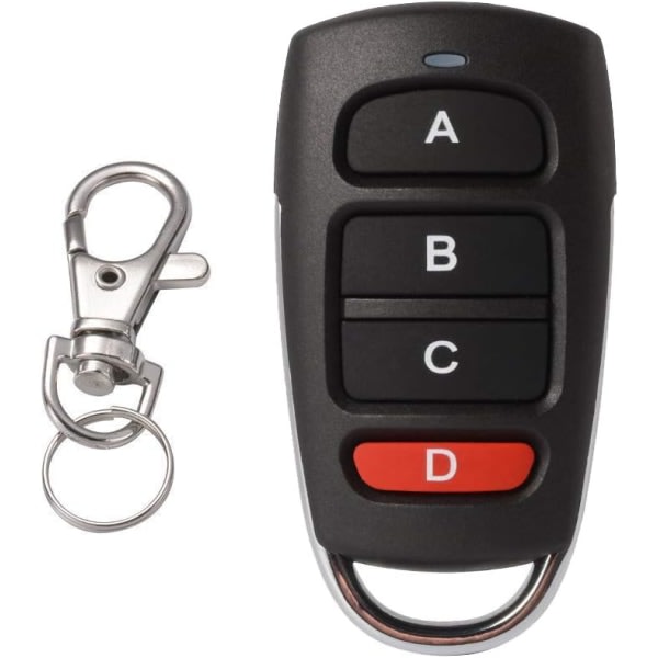 Universal Garage Door Cloning Key Remote Control 433MHz 4 Button Cloners för Garage Door Electric Gate Etc