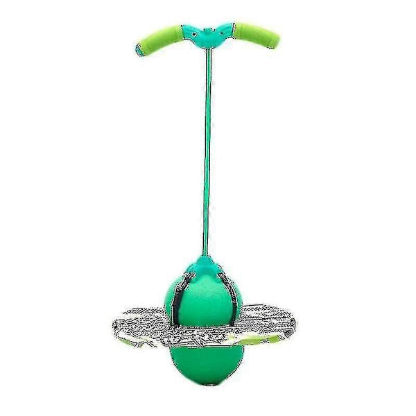 Pogo Hoppestang Ball Balansebrett Med Håndtak Eksplosjonssikkert Treningshoppende Ball Green