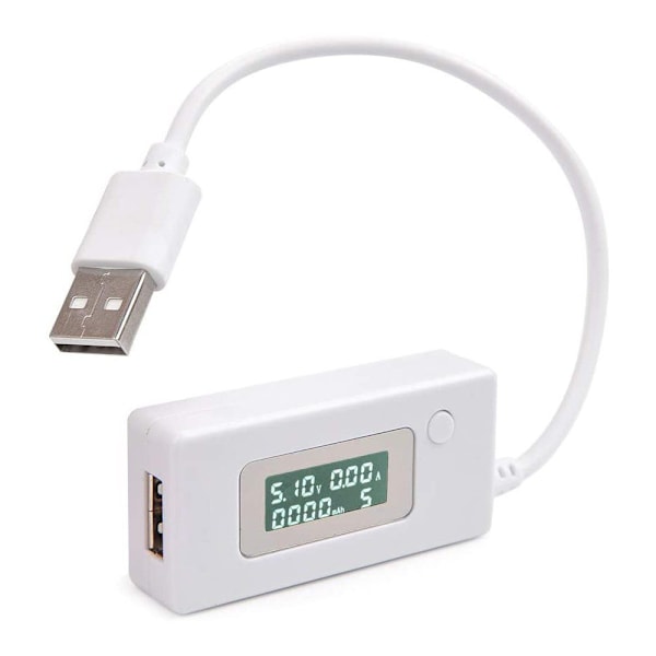 USB digital multimeter för spänning/ström/laddningskapacitet
