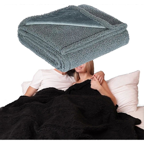 Loveblanket - Vedenpitävä peitto Rakkauspeitot pariskunnille Vedenpitävä roiskepeitto sänkyyn intiimiyteen (Musta 40 * 57 tuumaa) Gray 28*40in