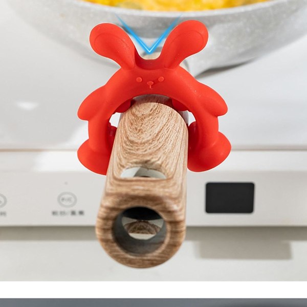 Silikon Spatelholder - 4X Dyr Formet Redskapsholder - Kreative Kjøkkenredskaper, Redskapsholder, Spatelstativ for Hjemmet