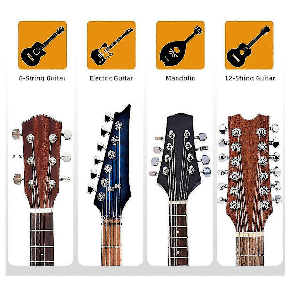 2 st Gitarr Väggfäste, Gitarrhängare Krokar Fästen för Akustiska och Elgitarrer Bas
