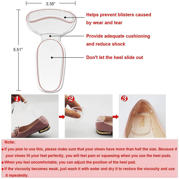Hælputer Hæl Klipsputer Fotpleie Sett Sklisikre Innersåler
