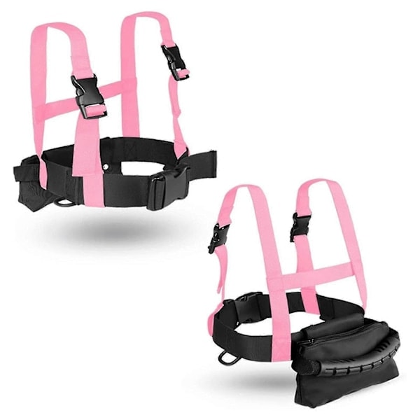 Skidsäkerhetssele för barn, nybörjarträning, skridskoåkning, snowboard js Black