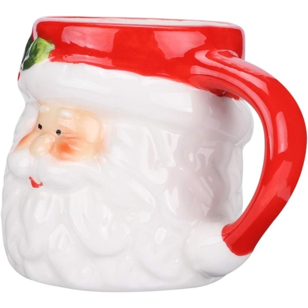 Julekop med julemand i keramik Kaffe- og tekop Julegave