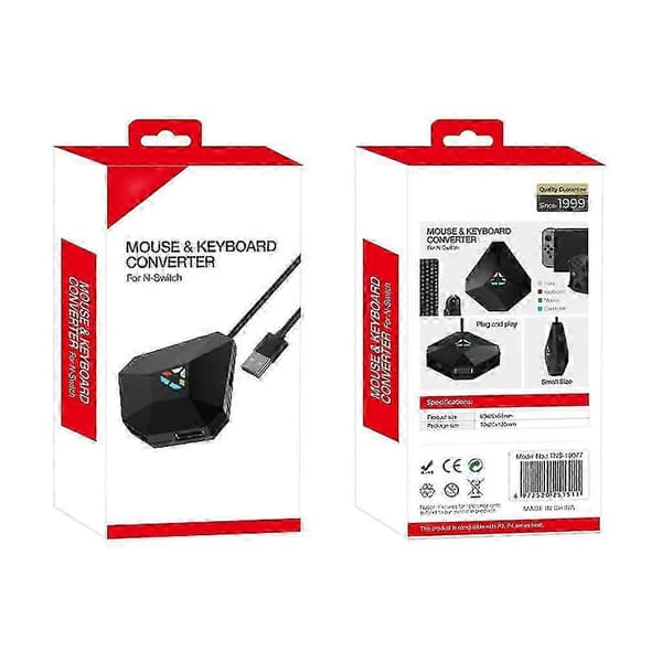 Tastatur- og musekonverteradapter Gamepad-controllerkonverter til Switch/
