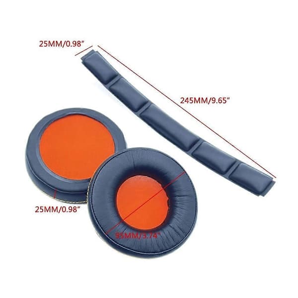 Øreputer Ørekopper for Series SIBERIA 800 840 Gaming Headset Hodebøyle Ørepute