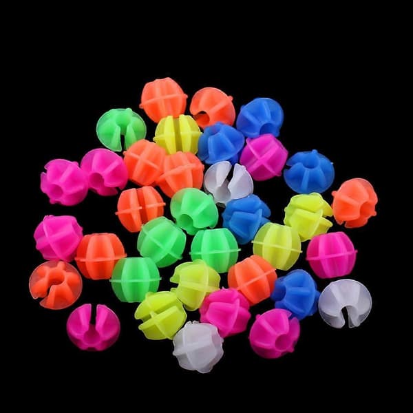 2x Fargerik Plast Klips Barn Sykkel Hjul Eikeperler Dekorasjon