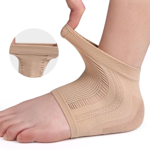 Plantar Fasciitis Hälstrumpor Beige