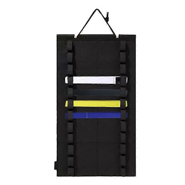 Karate Bælte Display 12 Bælter Vægmonteret Bælte Display Holder Karate Bælte Display Stativ Kampsports Bælte Organizer Til Børn