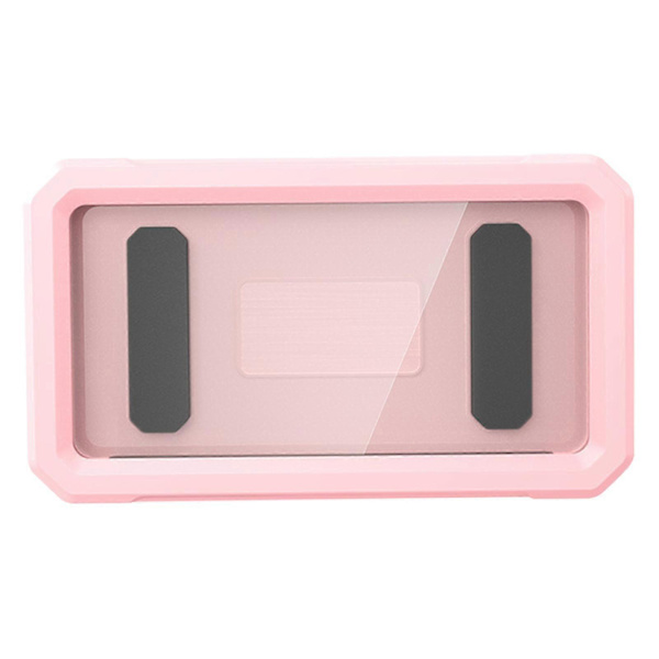 Puhelinkotelo Kirkas kosketusnäyttö Puhelinjalusta Teline olohuoneeseen Kuntosalille Keittiö Musta Pink 19.3cmx11cmx2.05cm
