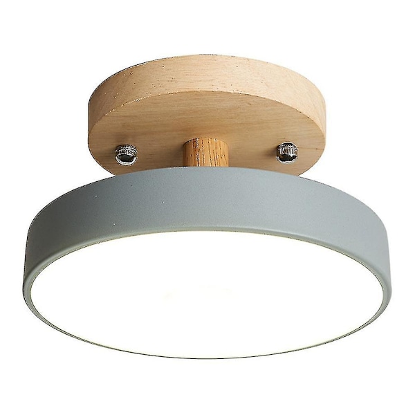 Taklamper Moderne Led Nordisk Trebelysning Innendørs - grå
