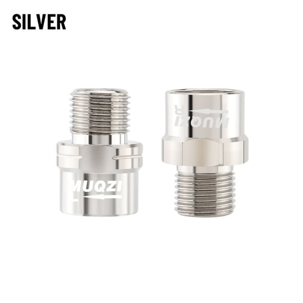 2 stk. Cykelafstandsstykker Silver