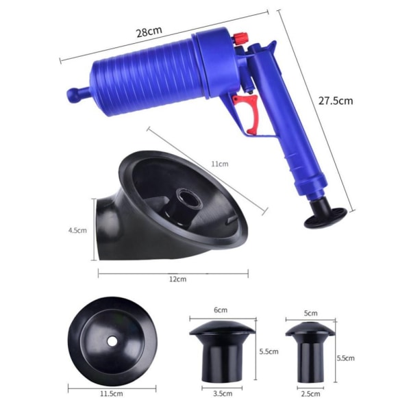 Toiletplunger med magisk effekt til en taske, urtemedicin til toiletplunger, elliptisk børste, med en vogn, kaffe