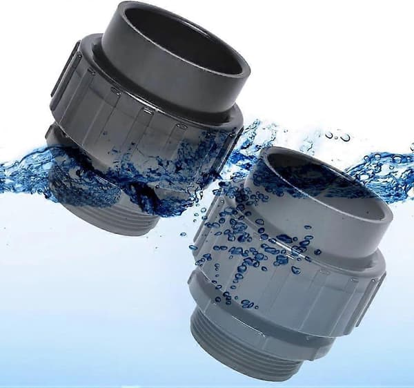 2 st Hayward snabbkopplingar för poolpump i PVC