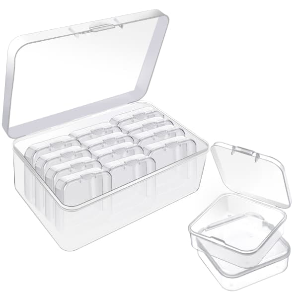 15 Plast Oppbevaringsposer Mini Klar Plast Oppbevaring
