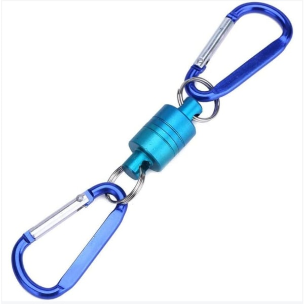 Hanging Buckle, 2 Color Magnetic Fishing Release Net Made of High quality aluminum alloy material, attached with cutters, Pliers and other Tools