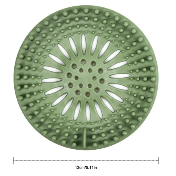 5-pakks Drain Hair Catcher, Silikon Hårstopp for Badekar og Vask, Deksel Hårfelle, Hår Catcher