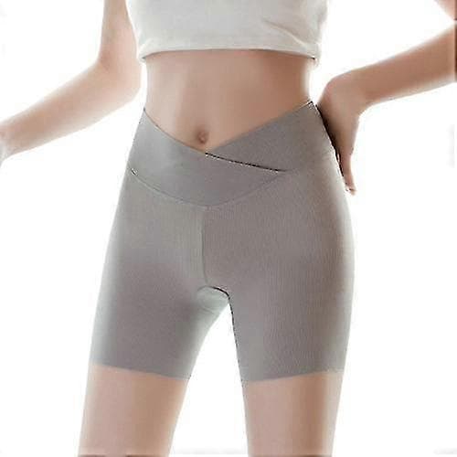 Højtaljede shorts til kvinder Gray XXL