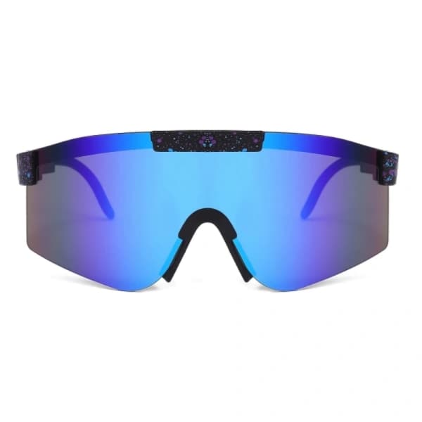 Polariserade sportglasögon Unisex blå / svart 3-Pack