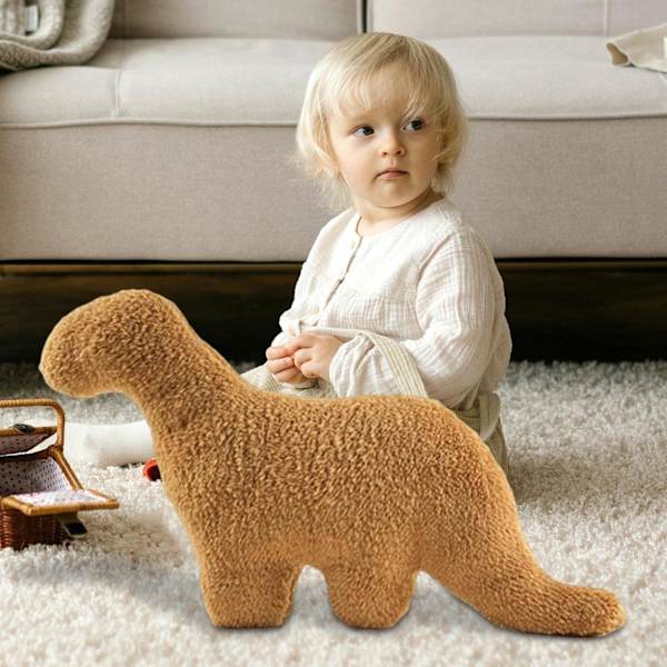 Dino kycklingnugget plyschleksak, Dino nugget kudde, dinosaurie plyschleksak plyschdocka, söt plyschdjur födelsedagsdekorationer lämpliga