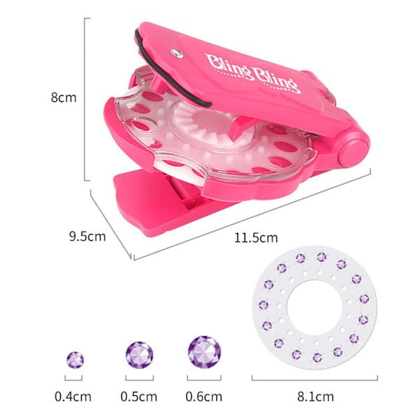 Bling Bling Ultimate Glam Kit - Fest diamants til håret - Multifarget