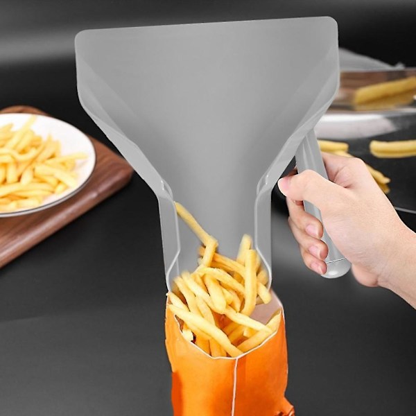 Plastisk Chipskovl Pommes Frites Spatel Loader Spatel Højre Håndtag