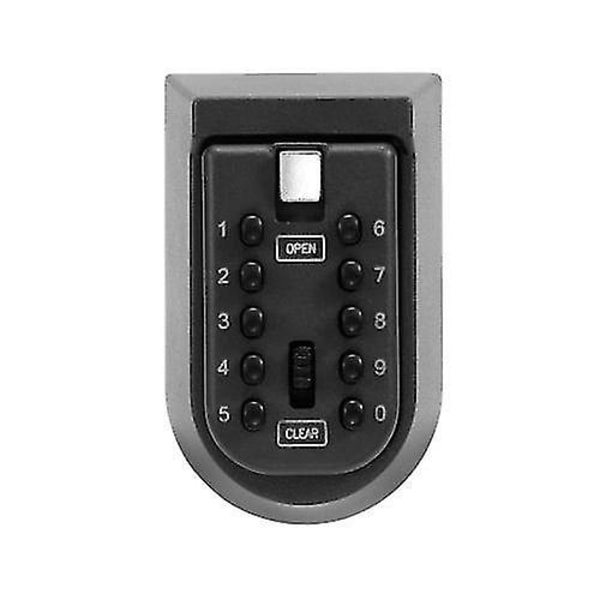Nyckelskåp Väggmonterad aluminiumlegering Hem Säkerhet Lösenord Säkerhetslås Förvaringsboxar med kod