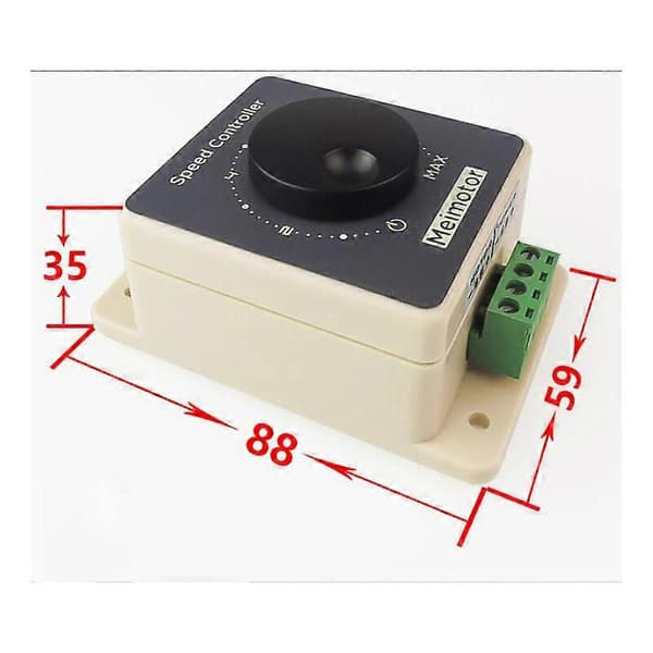 12V Motorvarvtalsregulator, Vattentät PWM Motorvarvtalsregulator Pulsbreddsmodulator