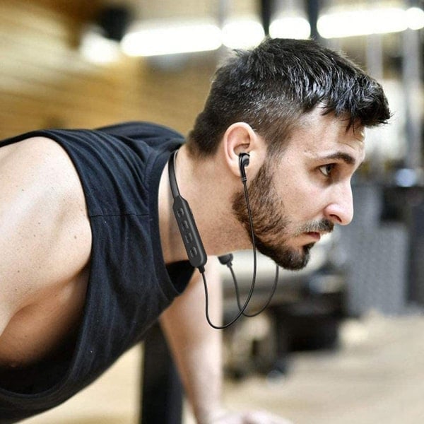 Bluetooth hodetelefoner, trådløse in-ear hodetelefoner med mikrofon