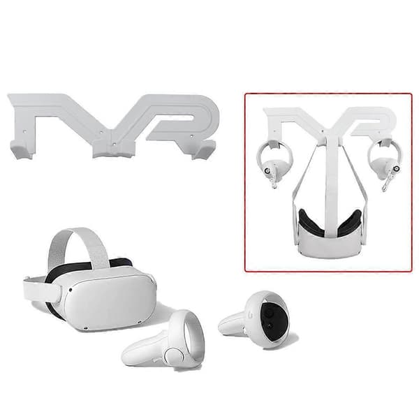 VR-lisävarusteet Oculus Quest 2 VR -kuulokemikrofonille -teline Black