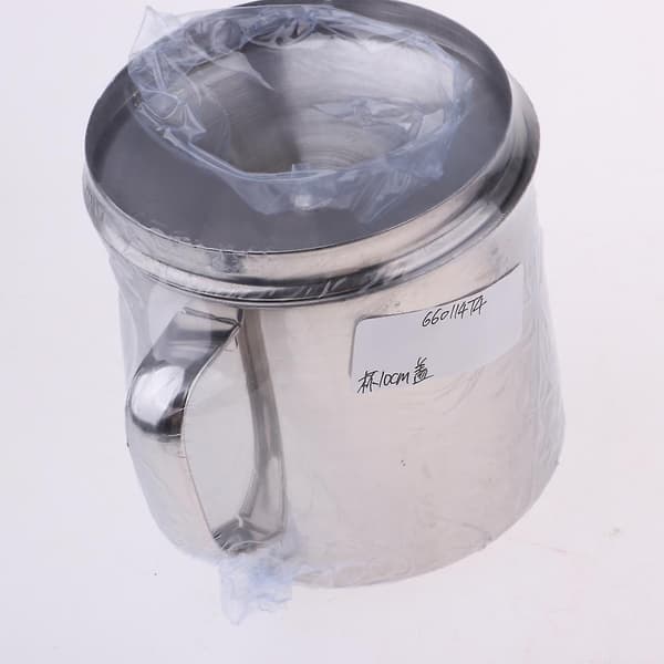 Metal Drikkeware Rustfritt Stål Kopp for Øl Kaffe Te 10cm med lokk