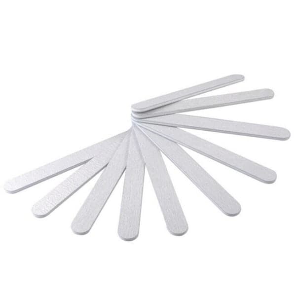 5 stk. neglefiler rette - zebra 100/180 grå