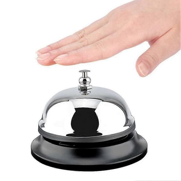 Restaurang Service Klocka Hotell Reception Klocka Ring Reception Samtal Bar Disk Hote