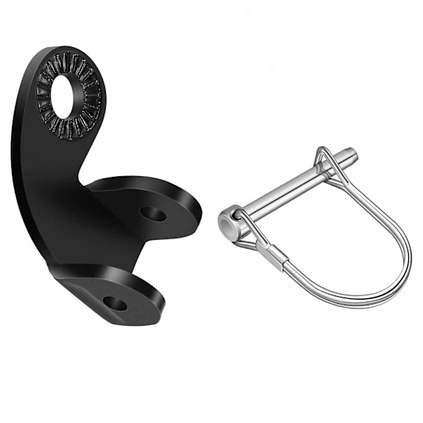 1 Sæt Cykeltrailerkobling Stærk Rustfri Korrosionsbestandig Universal Heavy Duty Connector Kulstofstål Baby Barnevogn Trailer Trækbeslag A