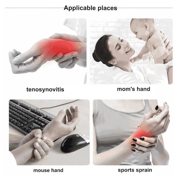 WristWidget Justerbar Støtte, Håndleddsbånd For TFCC Tåre - Triangulær Fibrocartilage Skader, Ulna-Siden Håndleddssmerter, Vektbærende Belastning