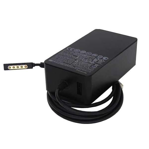 15V 2.58A 44W Lader for Surface Pro3/4/5/6/Laptop Strømadapter Hurtiglader Pro1/Pro2