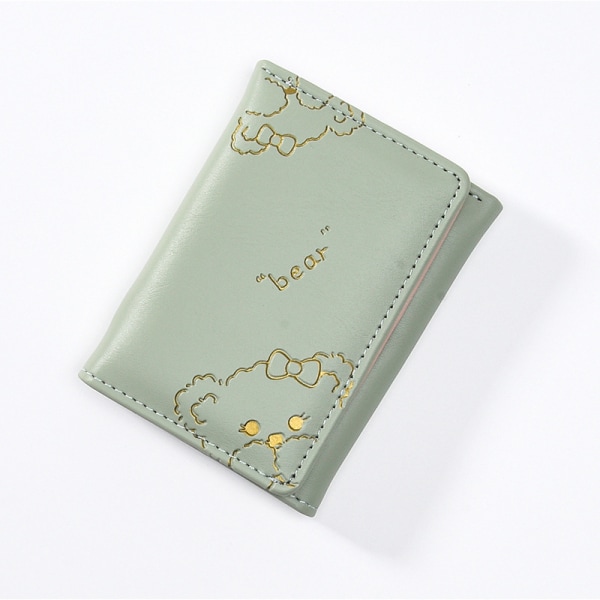 Ändra plånbok plånbok påse tecknat mönster hållbar plånbok för utomhus shopping semester green