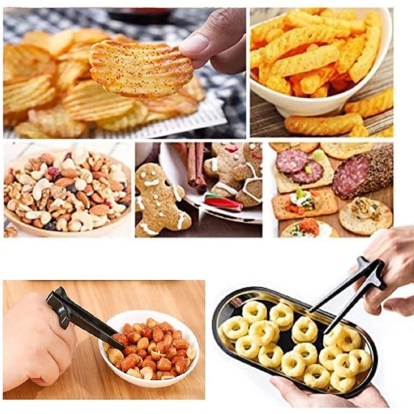 4 Par Fingerpinner Snacks Tilbehør Ekstra Pinner for Rene Hender