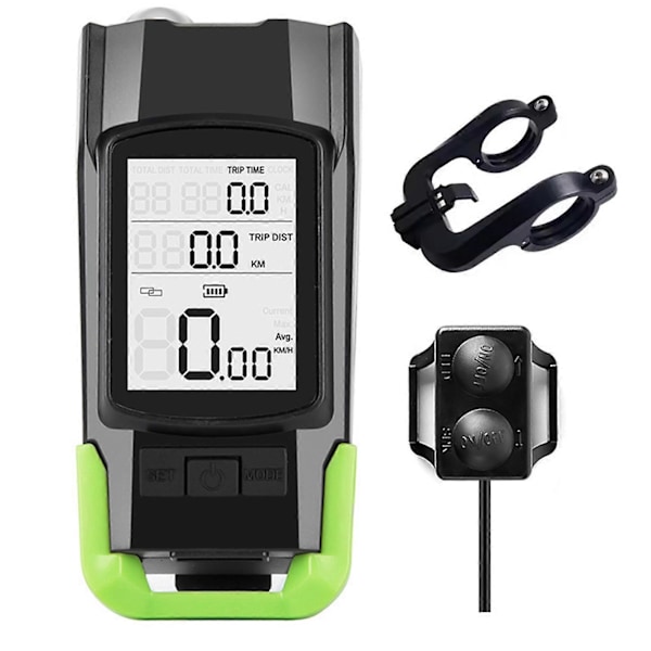 3 i 1 Cykellygter Multifunktionelt Cykeludstyr Green B