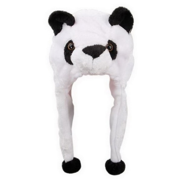 Plush animal hat children adult cartoon hat kindergarten parent-child props hat headgear 11-Panda