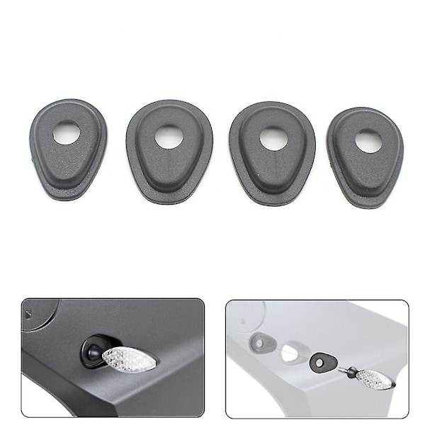 4st Blinkersbas Distansmotorcykel Främre Blinkers Adapterplatta Kompatibel För Yamaha Mt-07 Fz-07 Mt-09 Fz-09 Mt-10