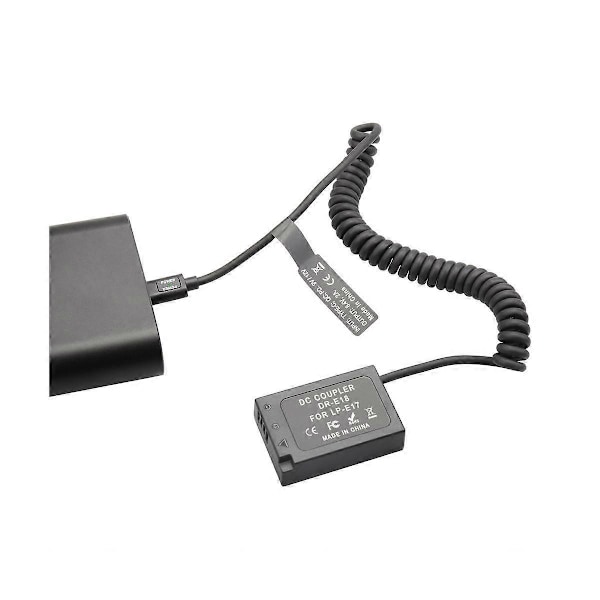 -E18 LP-E17 -E18 Dummy Koblingsbatteri Kameraadapter for 850D 800D 760D 750D 77D T6I T6S T7I X9I RP