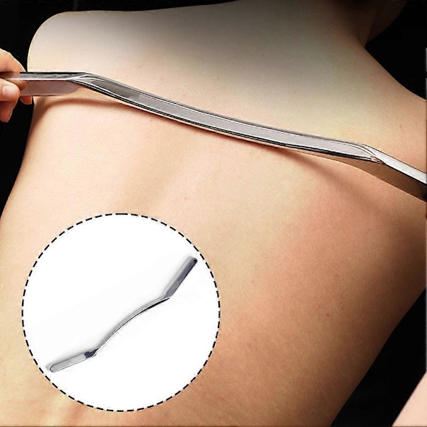 1/5 stk Muskelskraber IASTM Værktøjssæt, Gua Sha Rustfrit Stål Fascial Release Værktøj Dyb Blød Vævs Massage Værktøjssæt til Muskelømhed Lindring Bat Knife