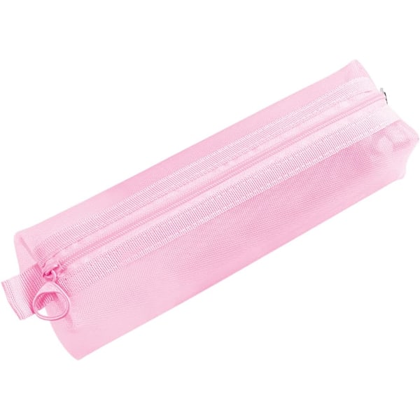 1 kpl läpinäkyvä kynäkotelo, kynäpussi, asiakirjasäilytyspussi, kokeen kannettava toimistotarvikepussi kokeisiin ja toimistotarvikkeisiin Pink