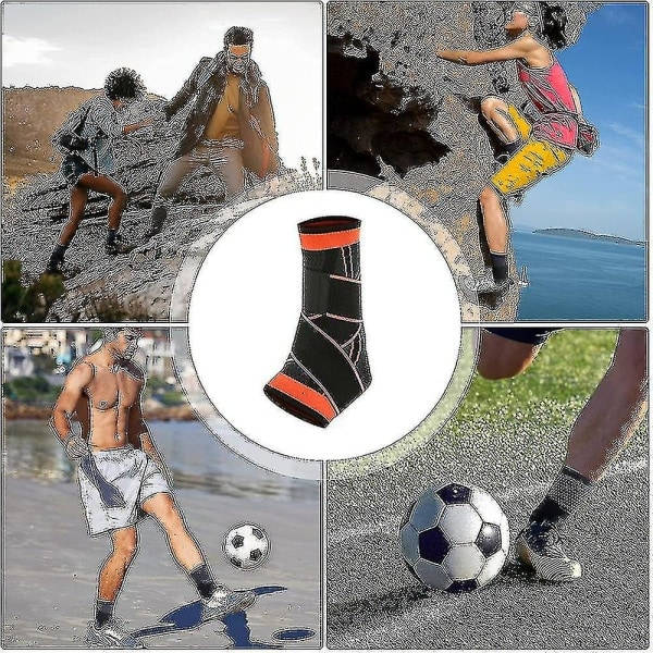 Nylon Sports Ankels beskytter til mænd og kvinder - åndbar