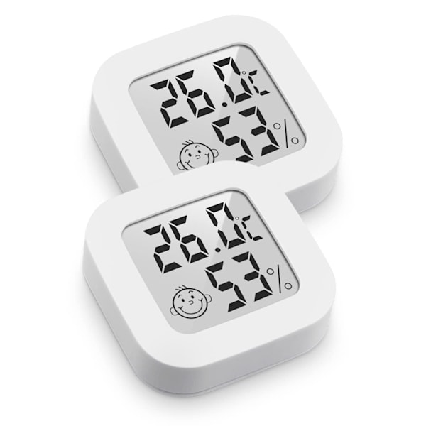 2st Digital Termometer Hygrometer LCD Inomhus Utomhus